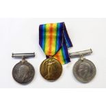 WWI War and Victory Medals, named to 2 LIET W N FORBES and a WWII Defence Medal (3)