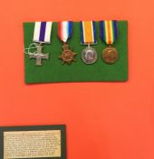 WWI Military Cross group,  awarded to Lieutenant J G Hopwood, Liverpool Regiment & Machine Gun