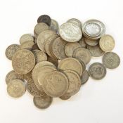 Quantity of pre-1947 coinage, a small quantity of pre-1920 silver coinage, 7 two pound coins,