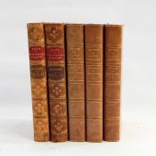 Fine bindings including:- De Saint-Joseph, R P Gregoire, full brown calf Stephen "Essays and an