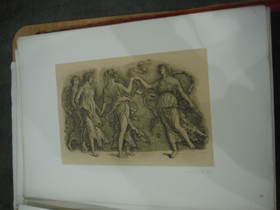 After Mantegna Prints "Oeuvre de A Mantegna by Amand-Durand and Georges Duplessis, Paris" 1878, 26 - Image 28 of 36