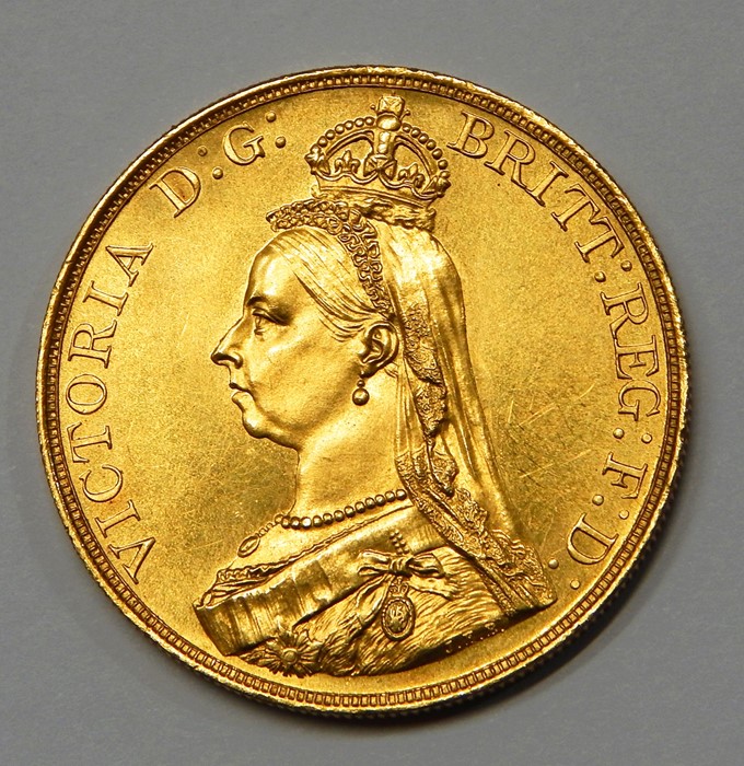 Victorian Jubilee £5 gold coin 1887Please see additional images - Image 4 of 6