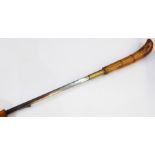 19th century bamboo sword stick