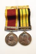 China War Medal 1900 with Relief of Pekin clasp, named to H C EDNEY A B, HMS CENTURION, and Africa