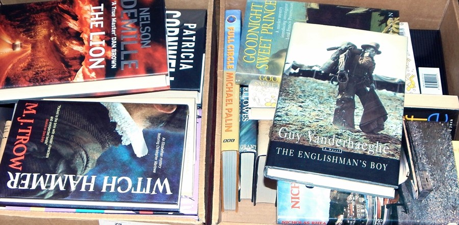 Quantity of modern hardback books, some signed, including M J Trow, Nicholas Rhea, David