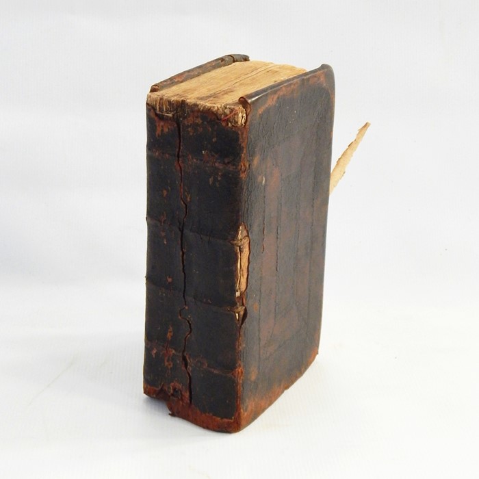 Welsh bible, quite poor condition, contemporary leather - Image 2 of 2