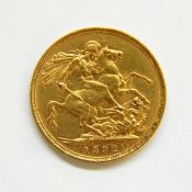 1892 gold sovereign