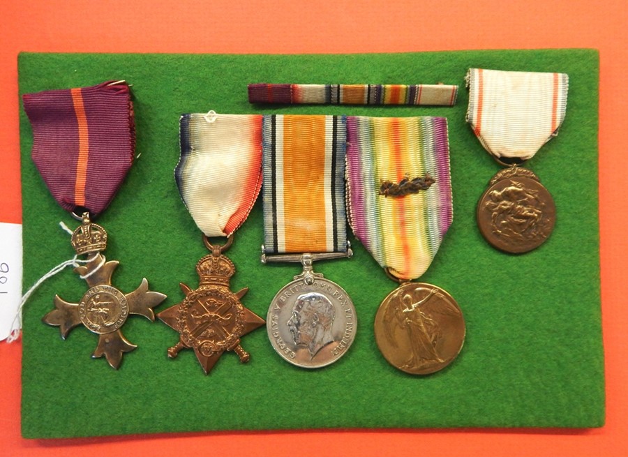 WWI OBE Medal Group awarded to Lt. Col. H C Sidgwick, Royal Army Medical Corps, viz: 1914 Star named - Image 2 of 6