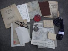 Military paraphernalia relating to Private George Clark of the Leinster regiment, to include 1914-
