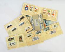 Large quantity of cigarette cards in albums, 14th Olympics London 1948 scrap album and sundry