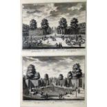 Two engravings of Wallestein, plate no.69 and 70, signed indistinctly 'Van Der Laan(?)' and dated 17