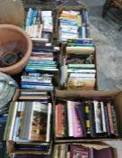 Large quantity of books including cookery, topography, nature, Time Life, paperbacks, etc (6 boxes)