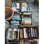 Large quantity of books including cookery, topography, nature, Time Life, paperbacks, etc (6 boxes)