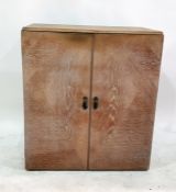 Two-door cupboard enclosing linen press drawers, 75.5cm please see images attached.