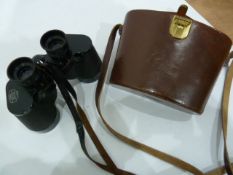 Pair of Carl Zeiss 7x50B binoculars in leather case  Please see images as requested .We cannot