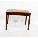 Mid 20th century teak card table, 91.5cm