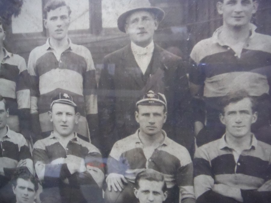 Photograph of Newport "This is Newport Invincible Rugby Team 1922-23" with players signatures - Image 20 of 21