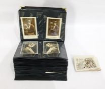 Quantity of postcards from the early 20th century women such as Gladys Cooper, greetings cards,