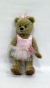 Limited edition Robin Rive 'Little Ballerina' teddy bear, 14/200, 28cm tall