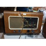 Vintage Pye model 19D radio