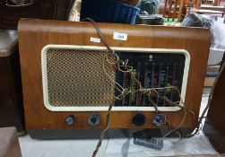 Vintage Pye model 19D radio