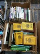 Sporting - Wisden 1947 to 1952, yellow limp covers and one hard cover, various books on cricket