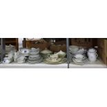 Large quantity of various ceramic part dinner services to include Royal Staffordshire pottery,