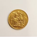 1914 gold full sovereign