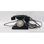 Old bakelite telephone