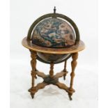 Reproduction globe drinks table