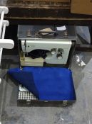 Viking sewing machine in its original case and equipment