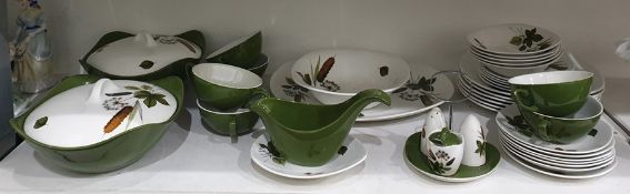 Quantity of Midwinter Stylecraft tableware in the 'Riverside' pattern by John Russell, including two