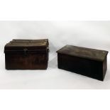 Stained trunk and a metal trunk (2)