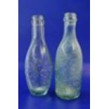 Early 19th century Hamilton Schweppe bottles, the name 'J.Schweppe & Co' in inscript, the other is