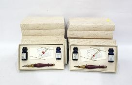 Collection of boxed calligraphy sets