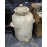 Large stoneware Doulton & Co barrel