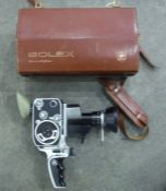 Bolex Cine camera in case, together with a small quantity of other camera equipment