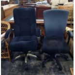 Two modern office swivel chairs (2)