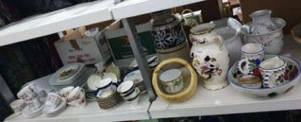 Large quantity of ceramics to include Ridgway 'Kismet' part tea service, CresCent and Sons part