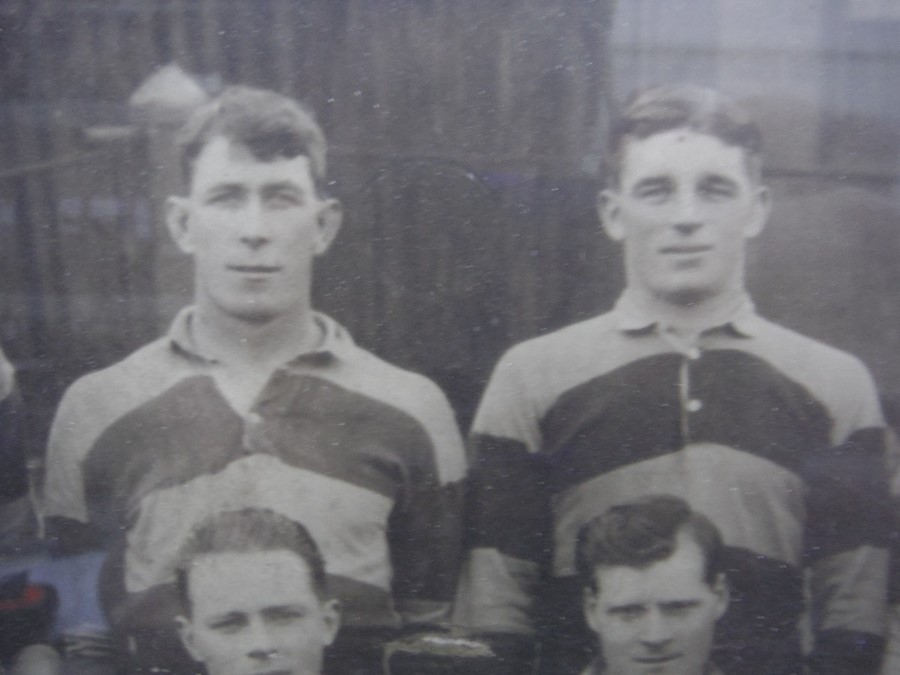 Photograph of Newport "This is Newport Invincible Rugby Team 1922-23" with players signatures - Image 19 of 21