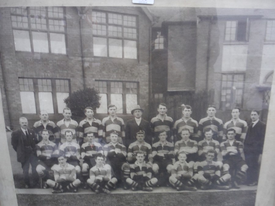 Photograph of Newport "This is Newport Invincible Rugby Team 1922-23" with players signatures - Image 2 of 21