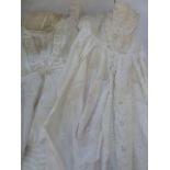 Various baby gowns including christening gown with broderie anglais panel (7)