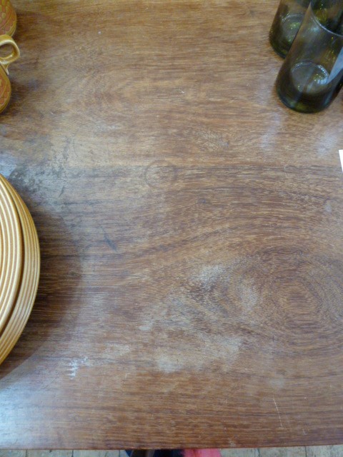 Edward Barnsley (1900-1987) circa 1940 oak refectory table, the rectangular top with curved ends - Image 6 of 10