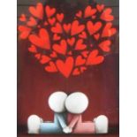 After Doug Hyde (b.1972) Giclee on paper  "Hearts and Smiles", signed in pencil lower right and