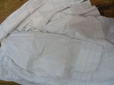 Two pairs of Victorian pantaloons, four Victorian petticoats, five Victorian blouses, two pairs of