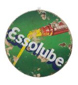 Essolube double sided enamel sign