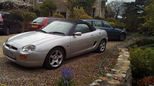 MG F 1.8 VVC 1796 cc Soft top Reg V282 HTR  M.o.T to 02/05 2019.  Currently going through new MOT