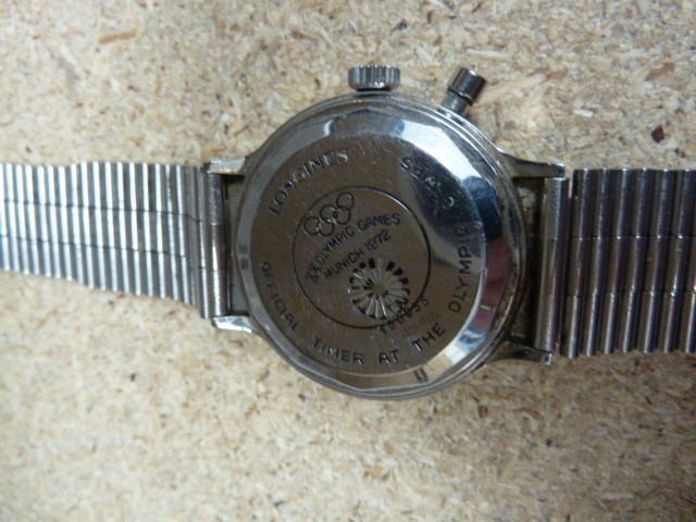 Gentleman's stainless steel Longines Conquest single button chronograph wristwatch circa 1972 - Image 4 of 8
