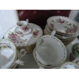 Royal Albert 'Flowers of the Month' tea service to comprise 12 cups, saucers and side plates plus