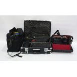 Assorted camera equipment to include lenses, light meters, etc